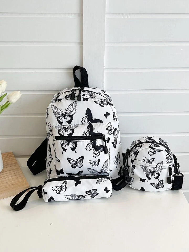 Small grey backpack best sale women's