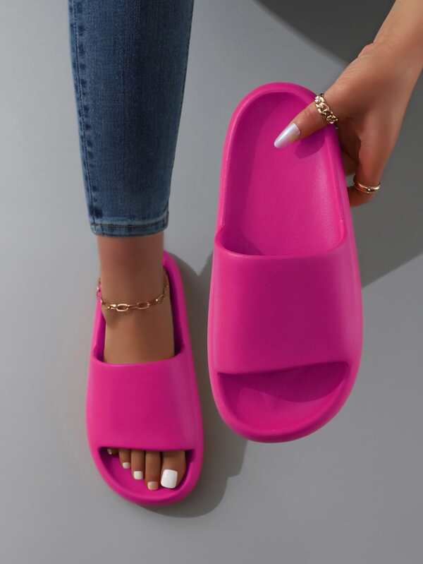 Neon on sale pink sliders