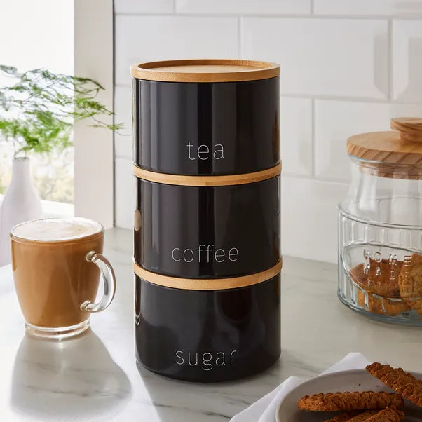 Dunelm tea coffee sales sugar jars