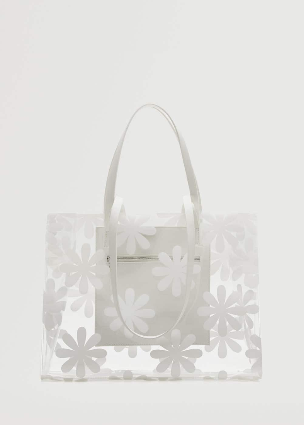 White see through online bag