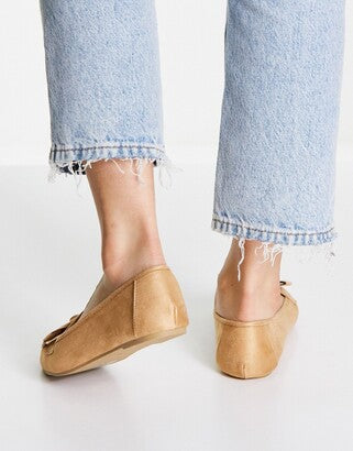 RAID Reema flat shoes with bow in beige