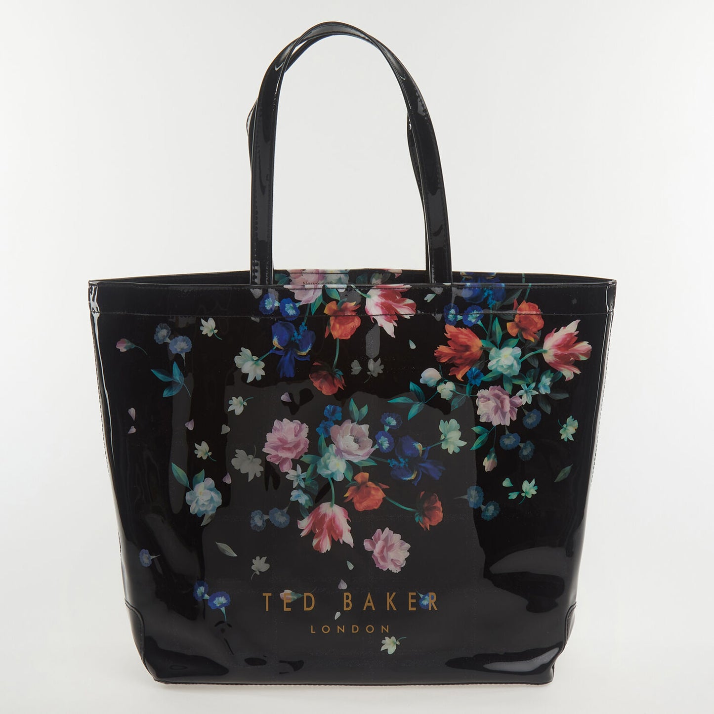 TED BAKER Black Floral Tote Bag