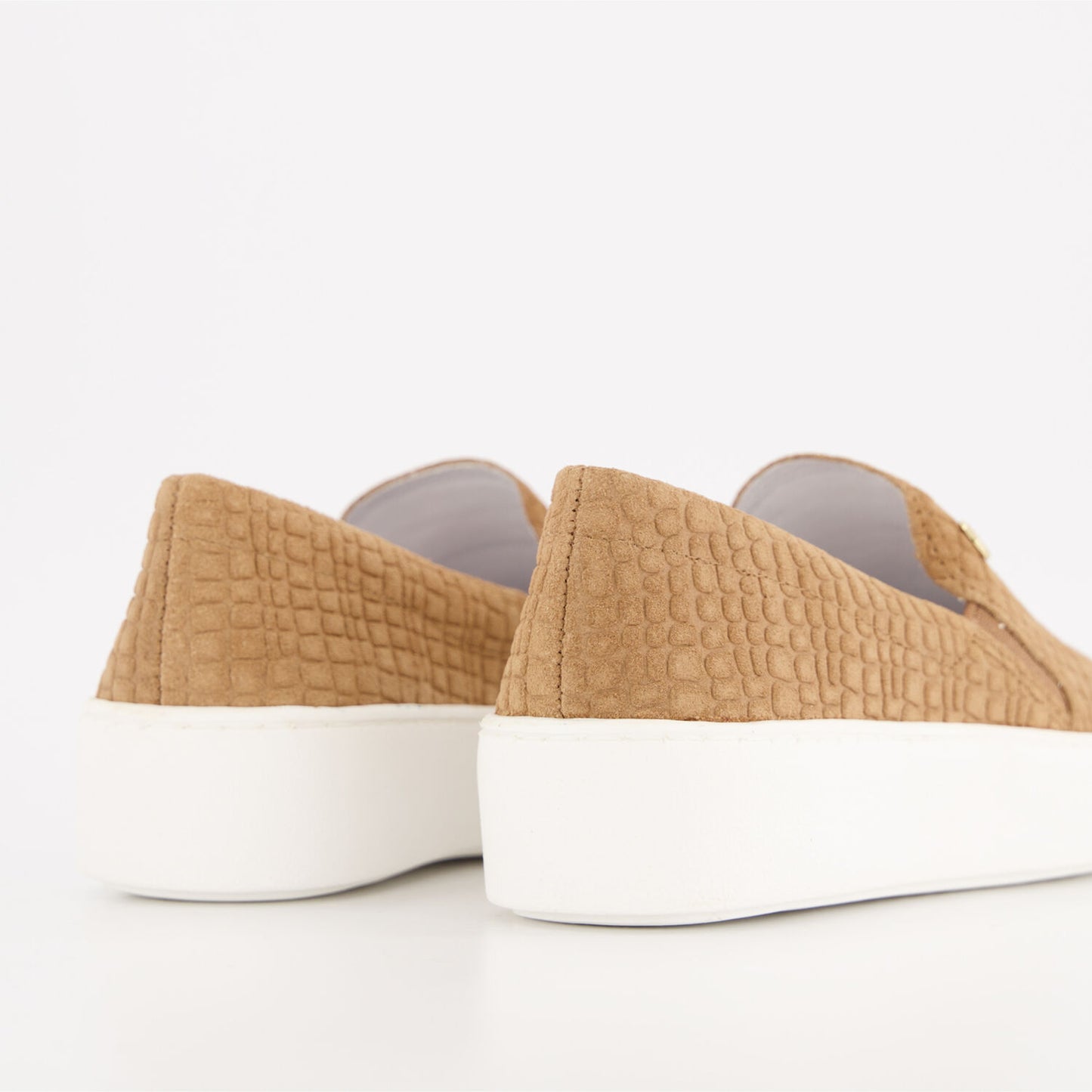 BOTTERO Brown Suede Reptile Effect Trainers