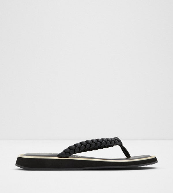 Aldo Thiratha Flat Sandals - Black