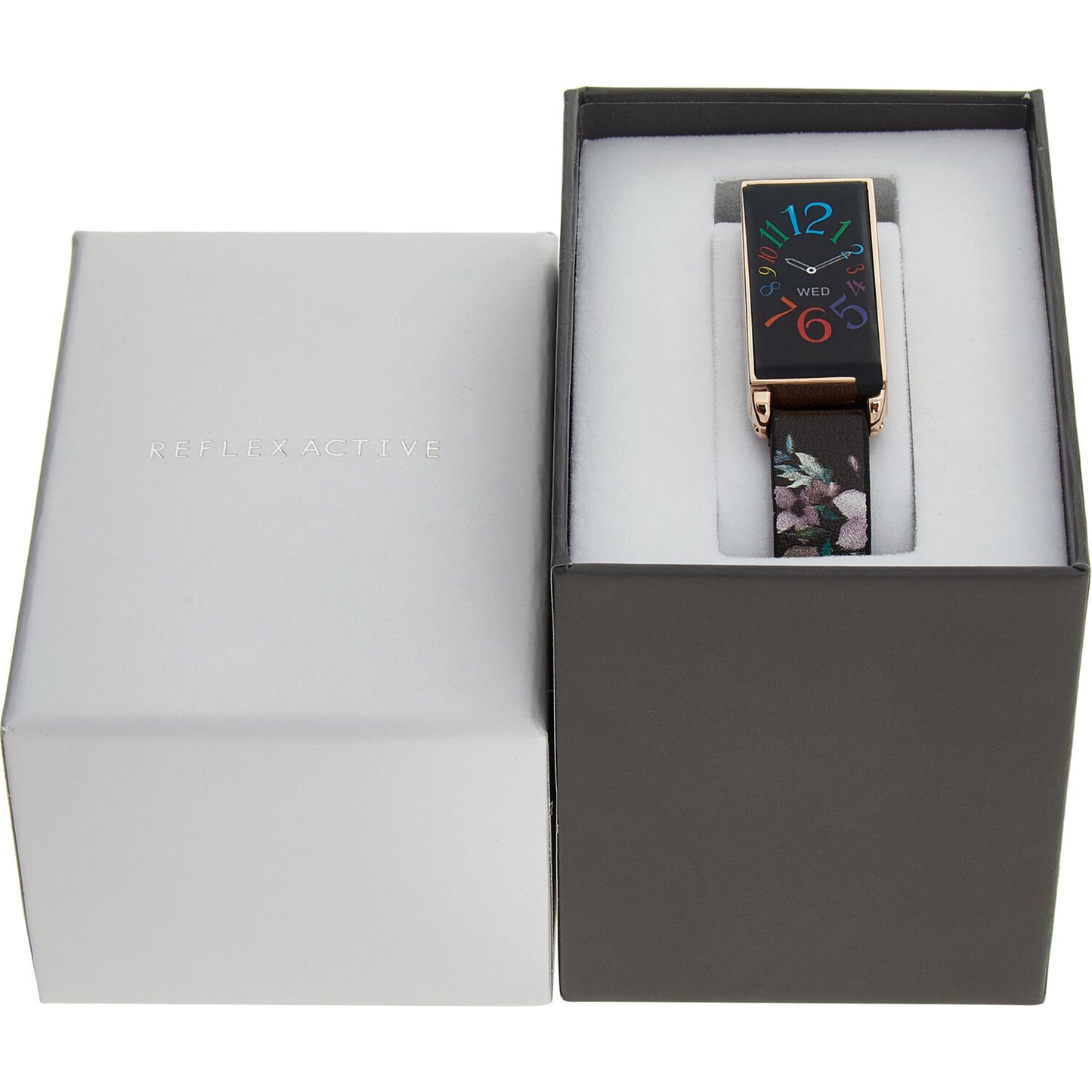 REFLEX Black Floral Smart Watch