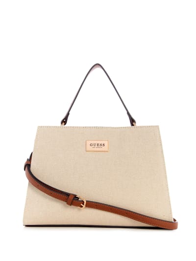 GUESS Rossum Satchel - Canary