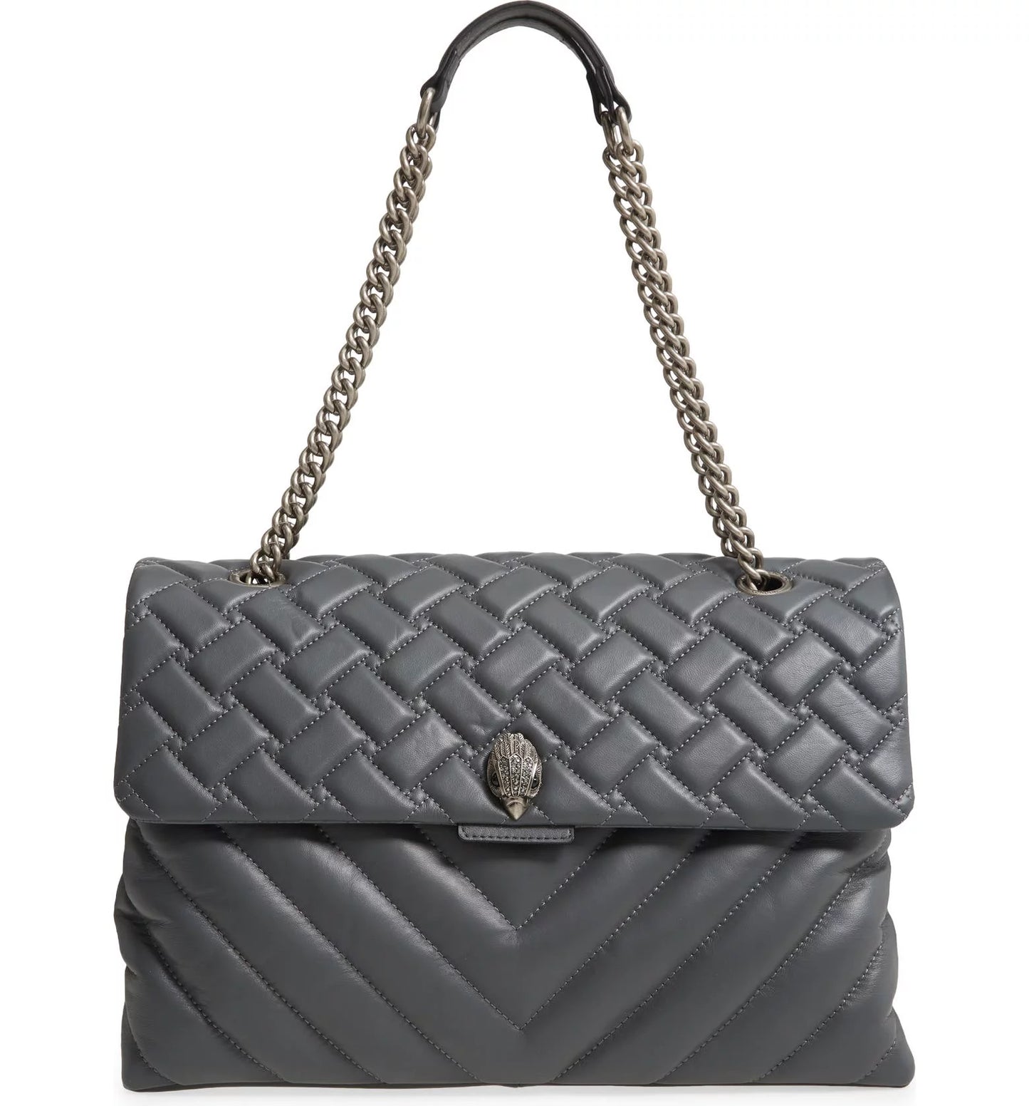 KURT GEIGER LONDON Leather XXL Kensington GREY