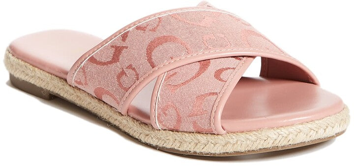 GUESS Karla Logo Sandals Peach