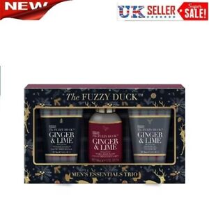 Baylis & Harding The Fuzzy Duck Men's Ginger & Lime Luxury Mini Trio Gift Set