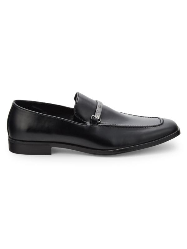 GUESS Gm hourly Logo Bit Loafers BLACK