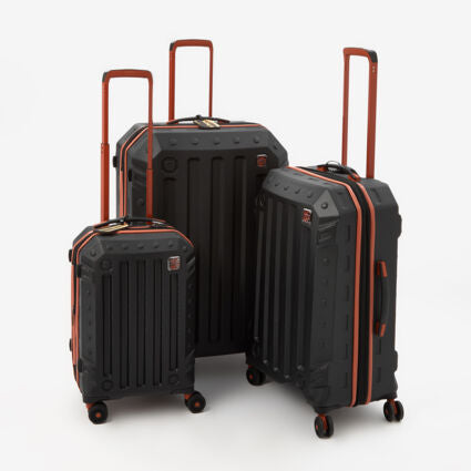 BRITBAG  Black Gannett Hardshell Suitcases