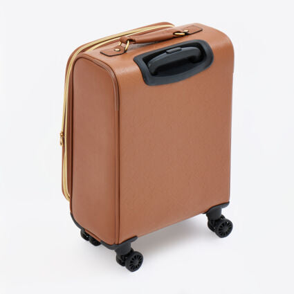 GUESS   Brown Kamri Softshell Suitcases