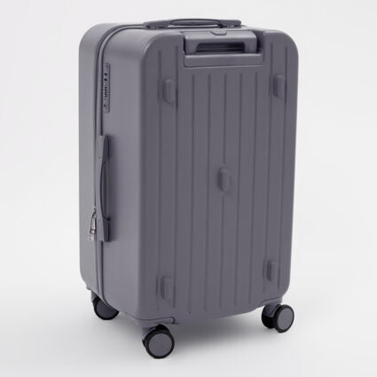 PORTLAND LUGGAGE  Grey Trunk Hardshell Suitcases