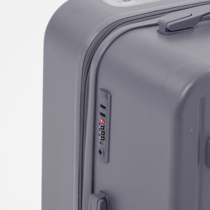 PORTLAND LUGGAGE  Grey Trunk Hardshell Suitcases