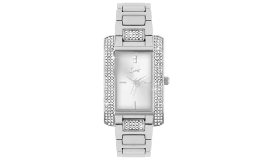 Spirit Luxury Stone Set Silver Colour Bracelet Watch