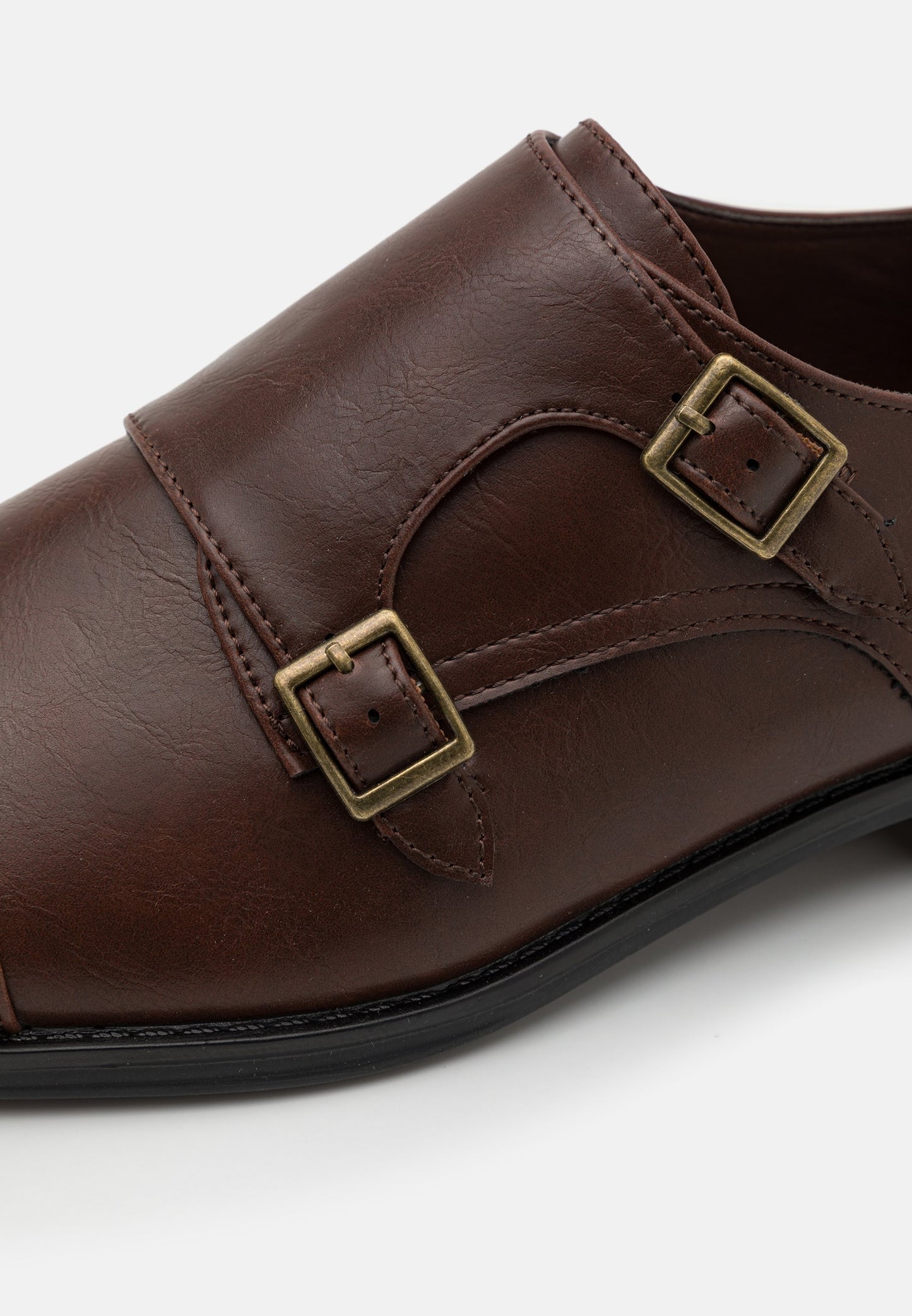 Pier One Smart Broguing slip-ons - brown