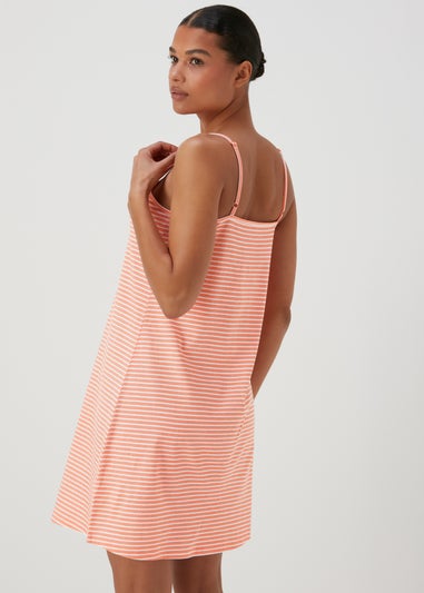 Matalan Coral Stripe Strappy Nightie