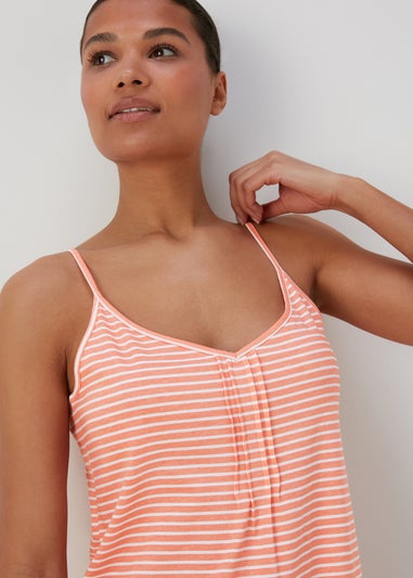 Matalan Coral Stripe Strappy Nightie