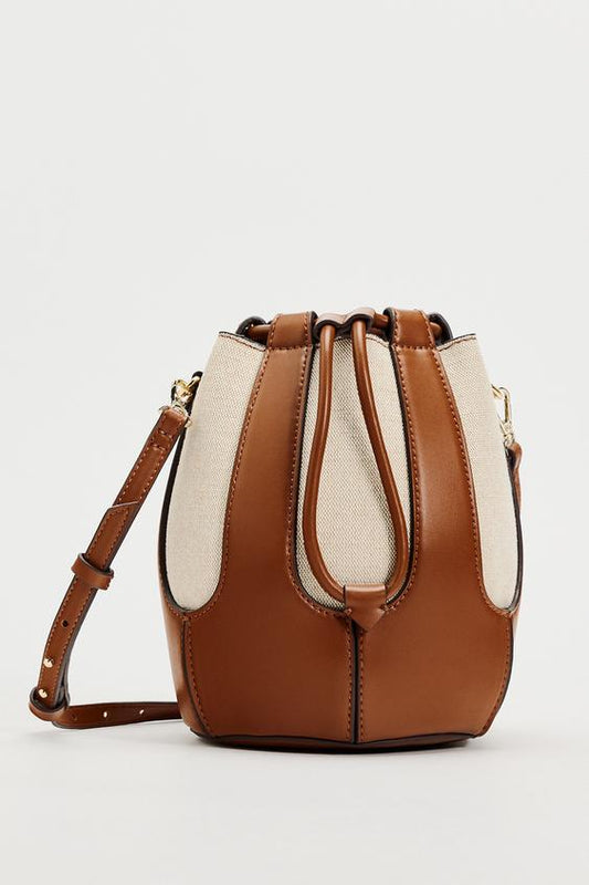 ZARA CONTRAST BUCKET BAG