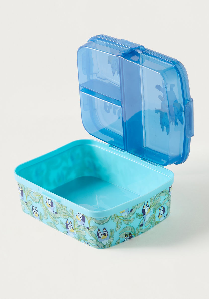 Bluey Blue Multi Section Lunch Box 6x18cm