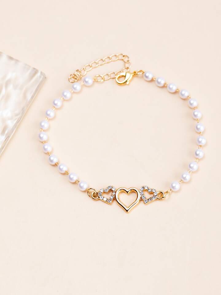 Heart Letter Decor Bracelet