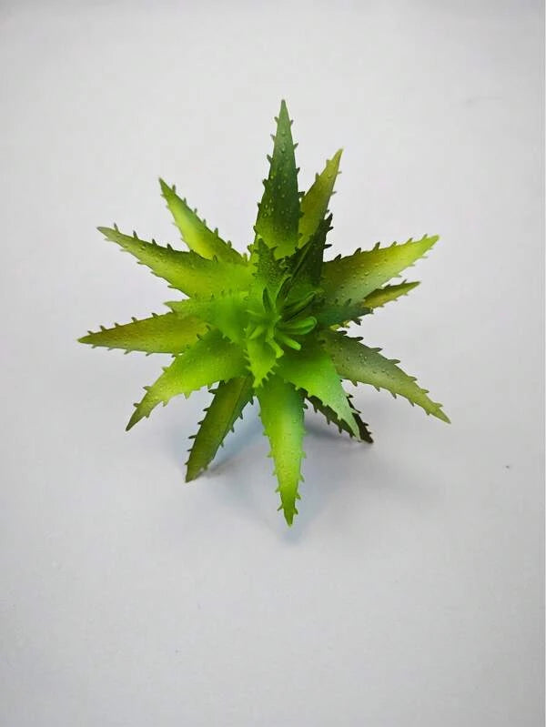 1pc Plastic Artificial Succulent Plant - Green
