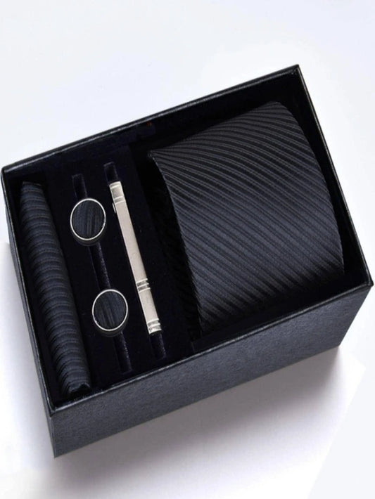 5pcs/set Men Minimalist Cufflinks Set, For Jewelry Gift And Party