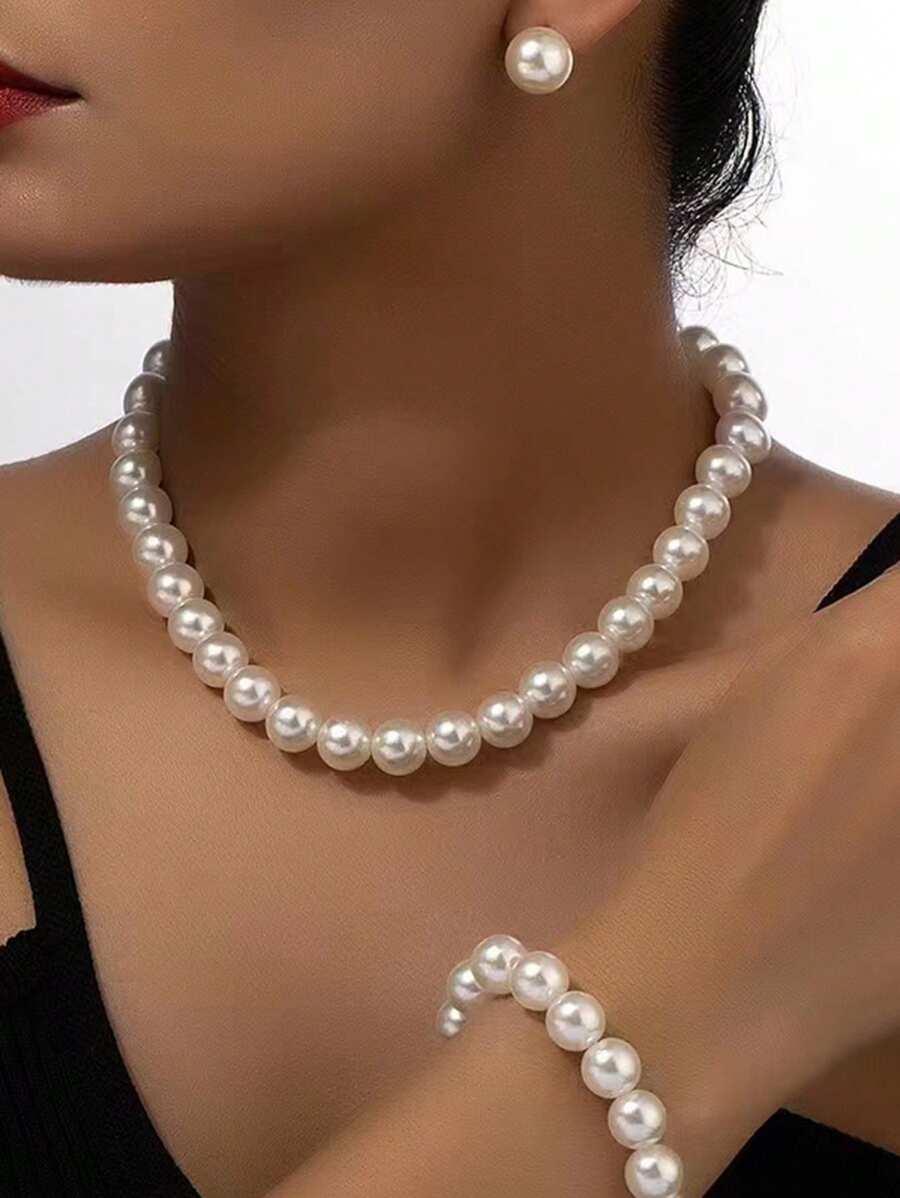 3pcs natural pearl jewelry sets SJP