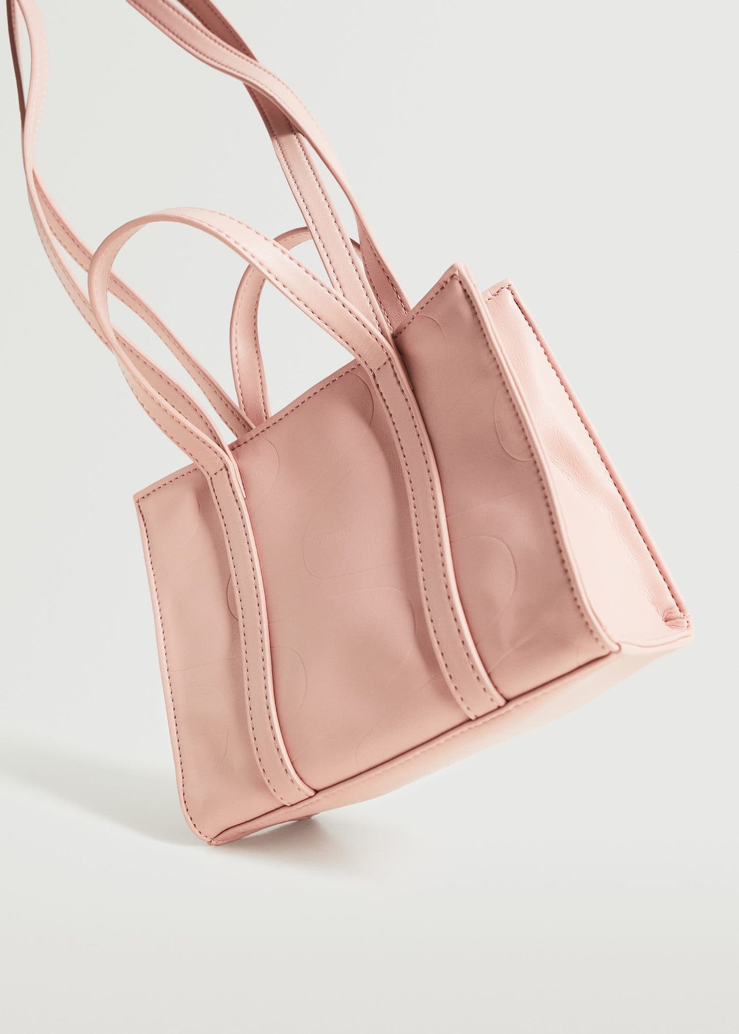 Mango Mini shopper bag pink