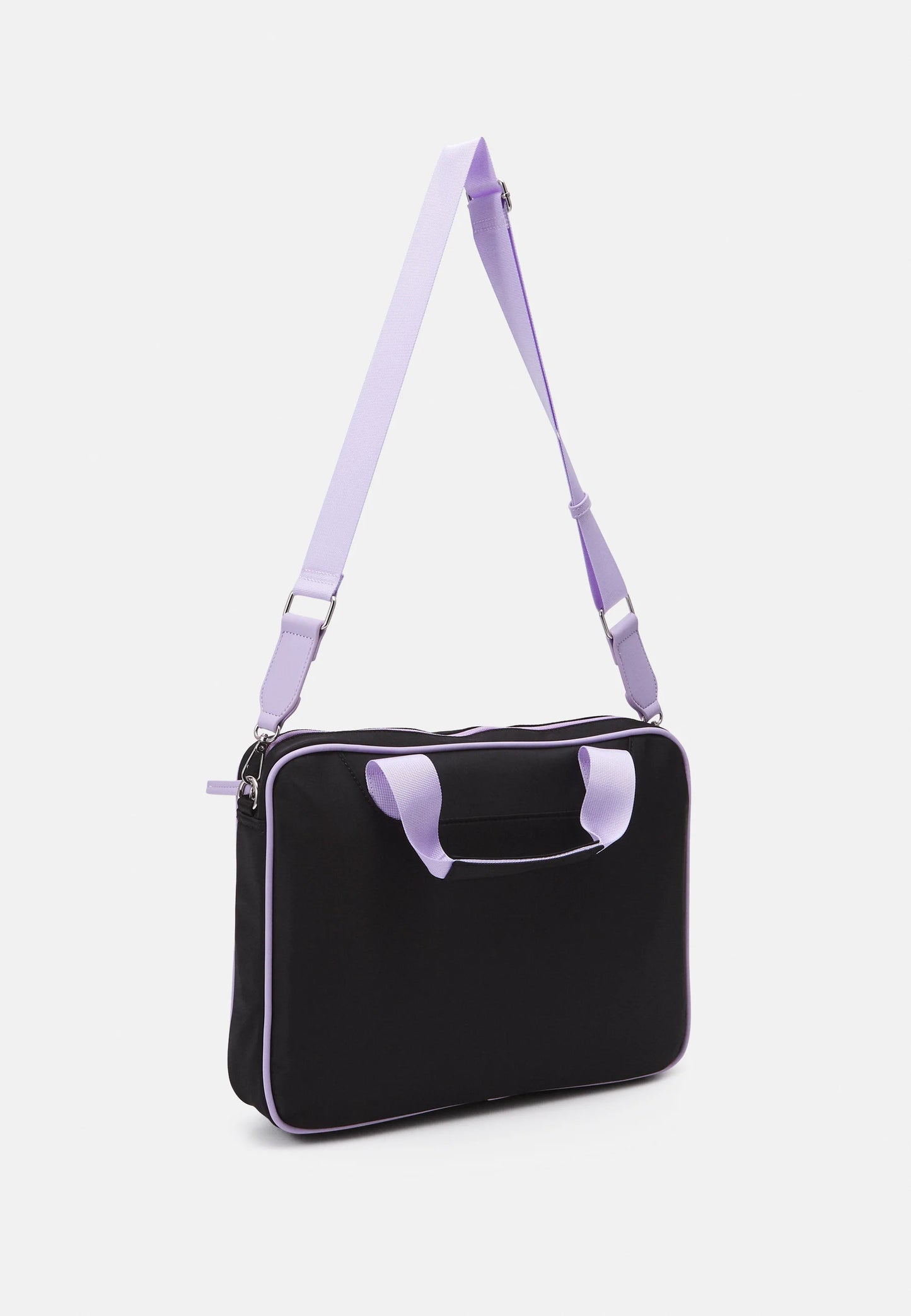 Even & Odd Laptop bag: Black & lilac