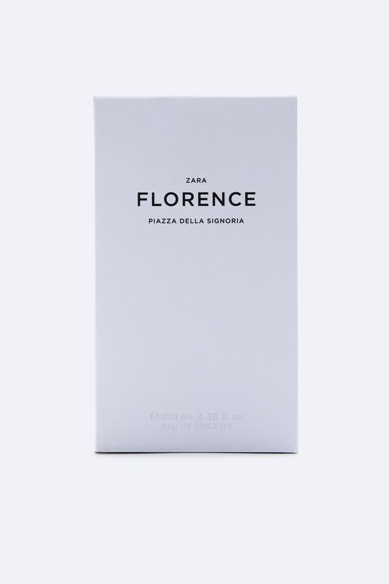 ZARA FLORENCE PIAZZA DELLA SIGNORIA CITY CENTER EDT 100ML / 3.38 oz (3.38 FL.OZ).