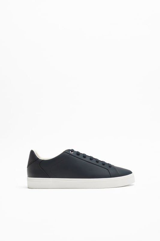 ZARA MINIMALIST SNEAKERS: NAVY BLUE