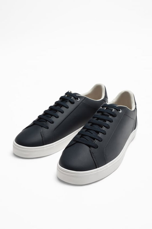 ZARA MINIMALIST SNEAKERS: NAVY BLUE