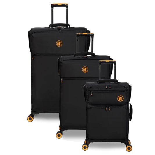 It Luggaage CARRY-TOW Simultaneous - 3pc Set (Black)
