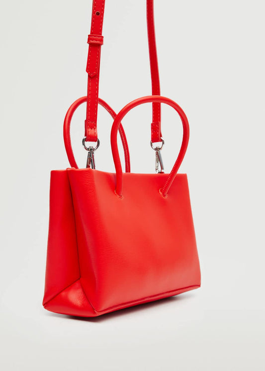 MANGO  SHOP Crossbody mini bag - RED