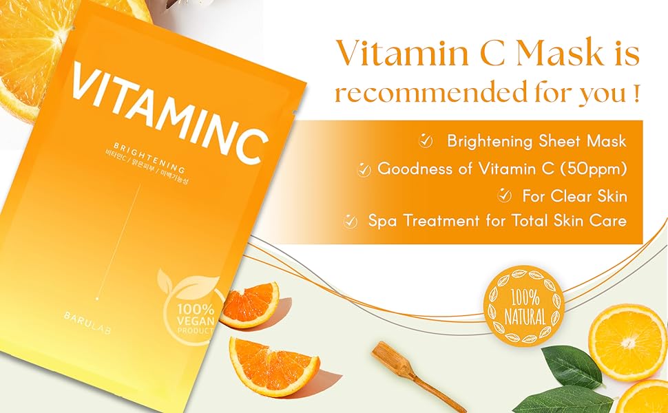 Barulab Vitamin C Brightening Sheet Mask