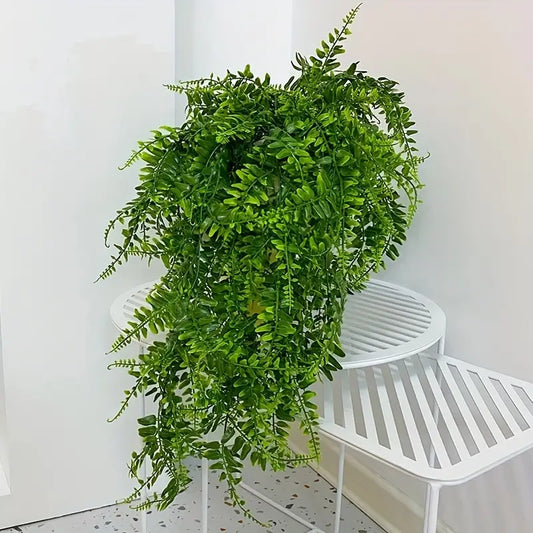 1 Pack, Simulation Wall Hanging Persian Grass Rattan Artificial Hanging Fern Plant Vine Hanging Green Plant1 Pack, Simulation Wall Hanging Persian Grass Rattan Artificial Hanging Fern Plant Vine Hanging Green Plant