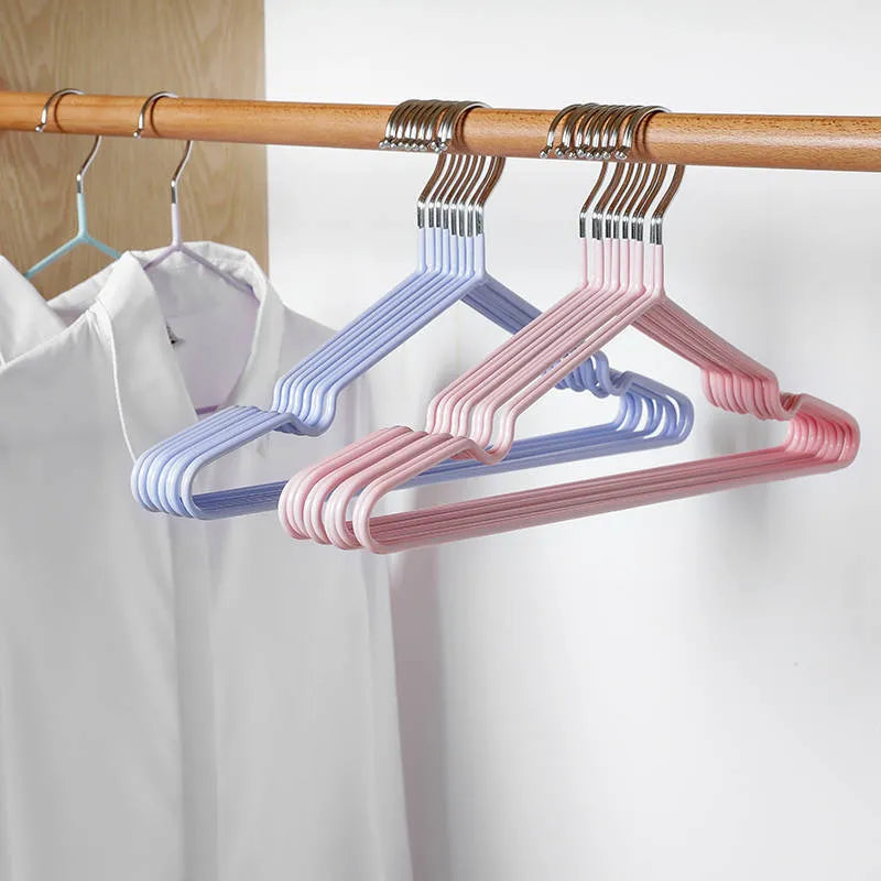 Non slip seamless clothes hanger 10 sets