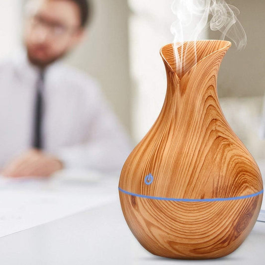 Mi VAZA Countertop Vase Shape Ultrasonic USB Humidifier Oil Diffuser 130ml