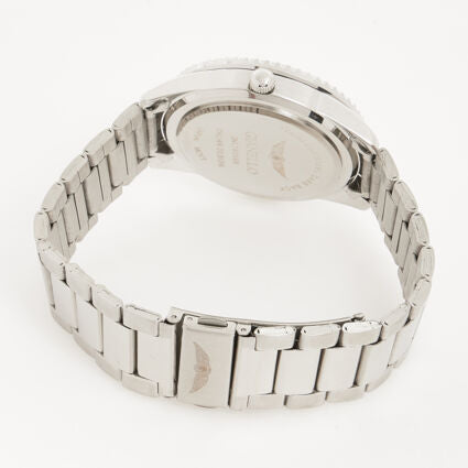 Gianello Silver Tone Link Watch