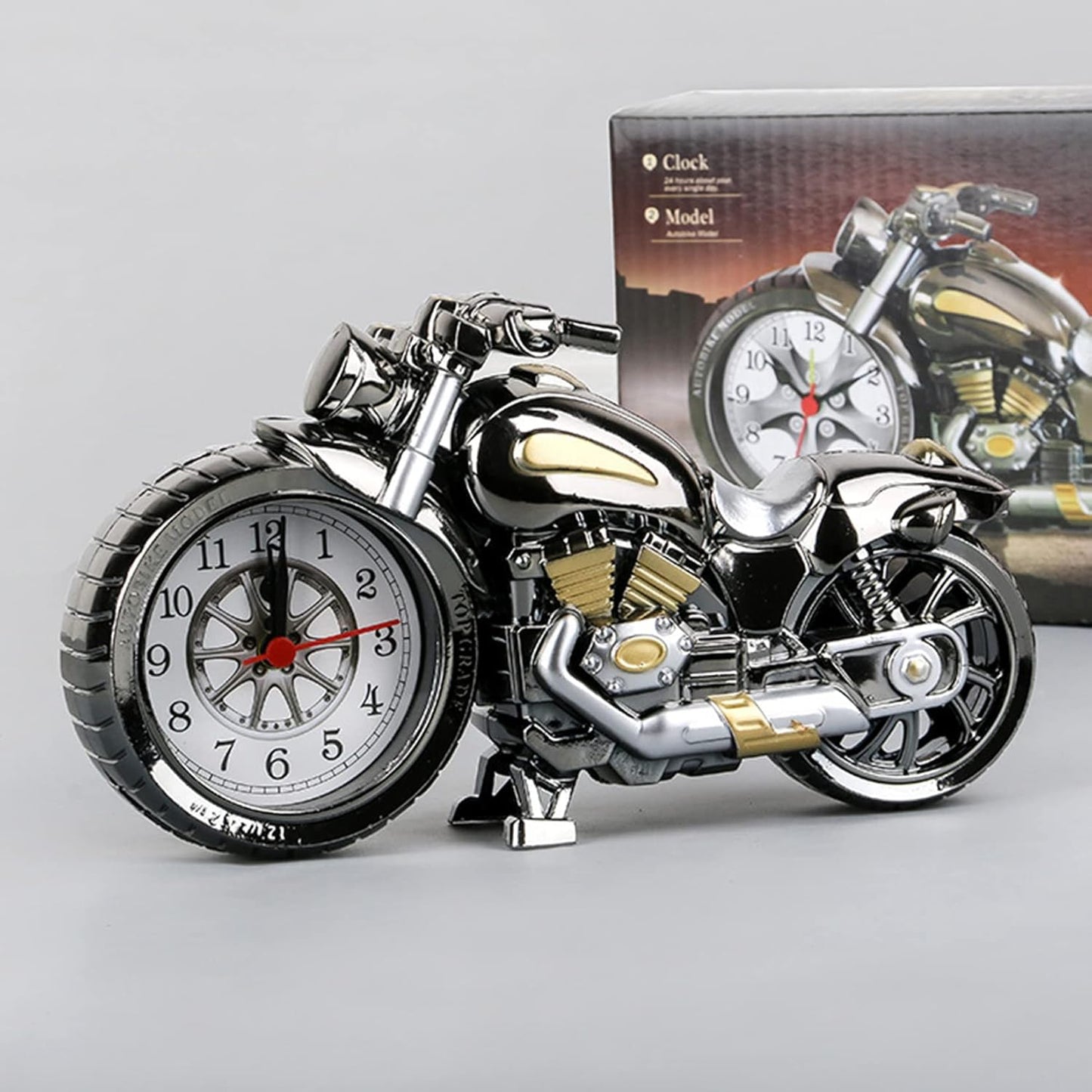 Ace Home Essentials Artistic Motorcyle alarm clock