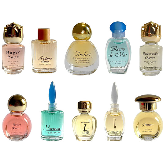 Charrier Set Of 10 Charrier Mini Fragrances In Gift Box