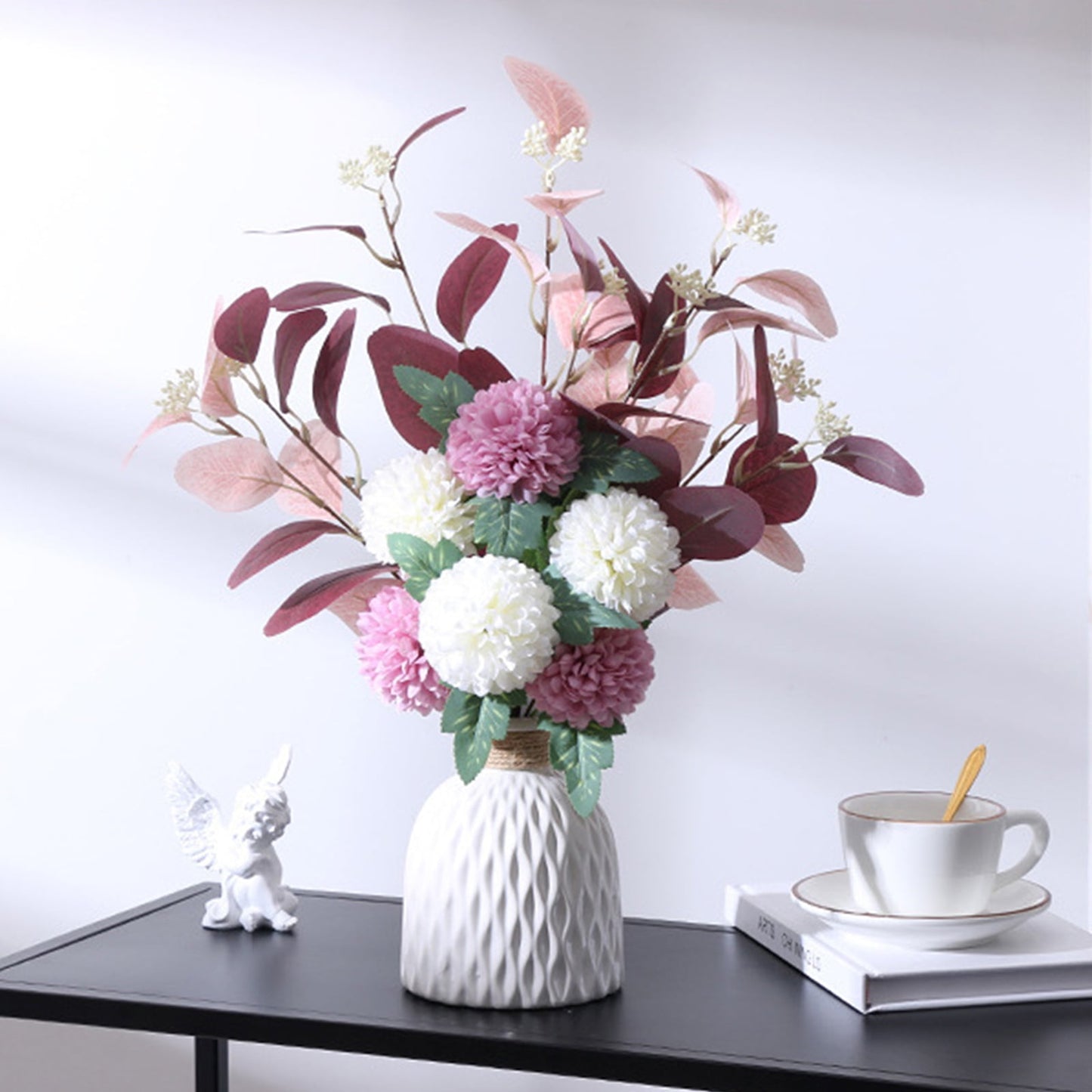 1pc Simulation eucalyptus leaf ball bouquet flower decor