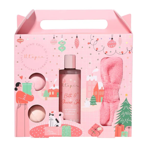 Be You Kind Edit Co. Festive Headband and Bath Set