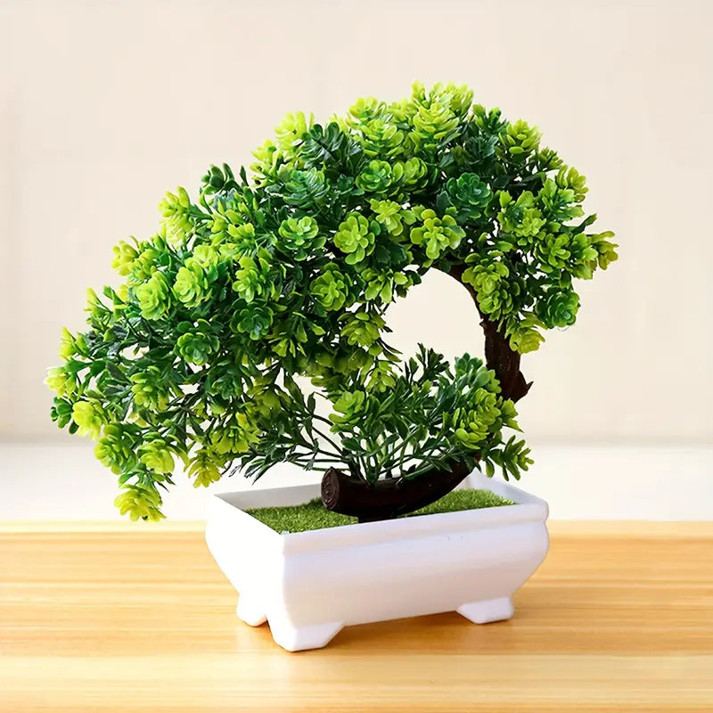 ACE DECOR Curve shape artificial plant green