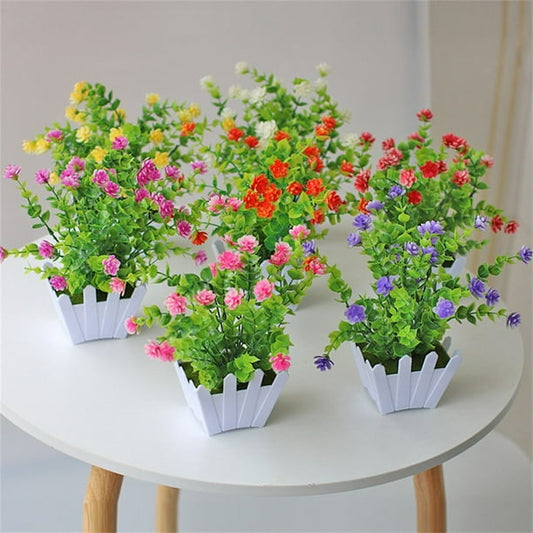 1pc Small fence gary artificial flower plant