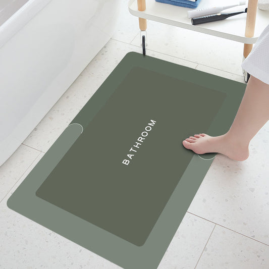 1pc Toilet door water absorbent floor mat