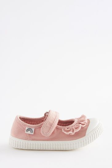 NEXT Ruffle Mary Jane Pink Shoes