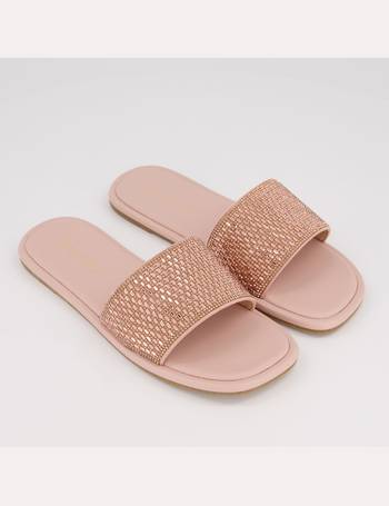 HEAD OVER HEELS Pink Lalak Flat Sandals