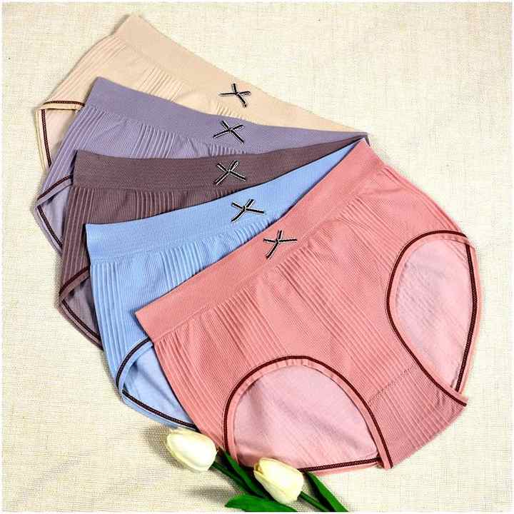 Underwear Hub  Low-Rise Seamed Panties set of 5 (TUNVLANG pant 💯 pure cotton pant)